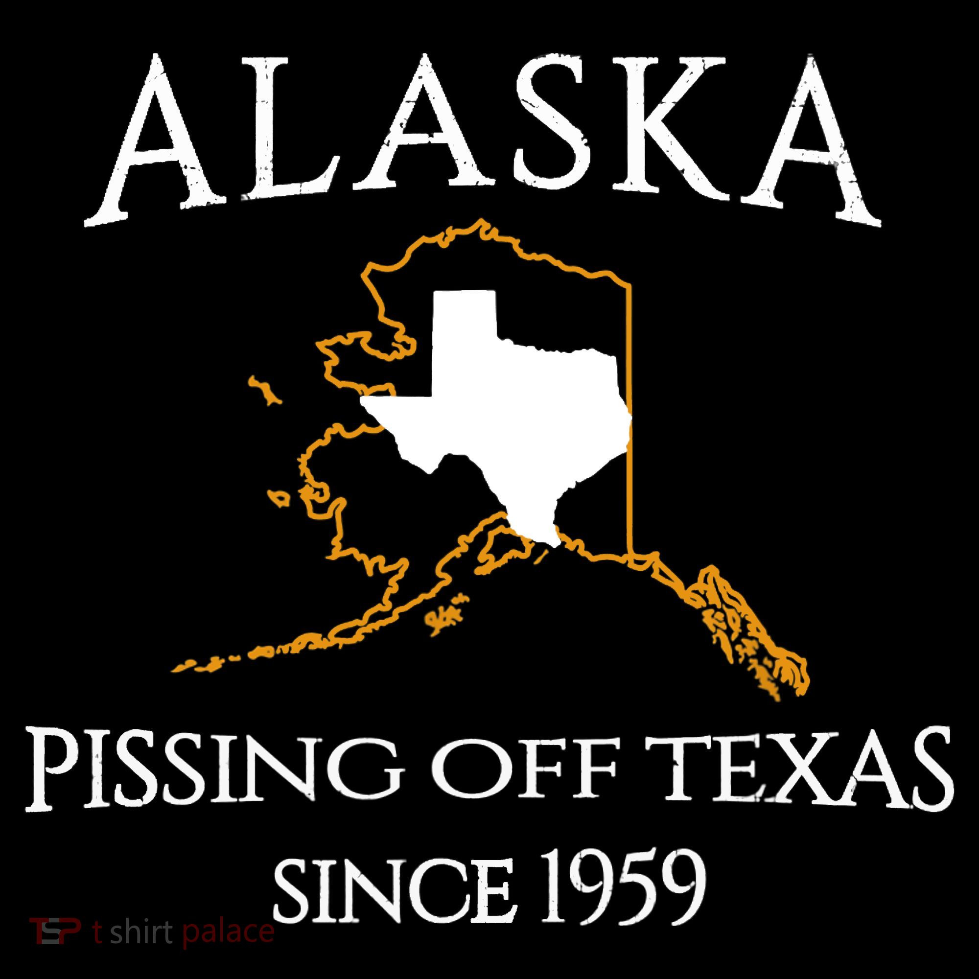 Alaska Pissing Off Texas Since 1959 Size State Backpack