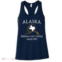 Alaska Pissing Off Texas Since 1959 Size State Women's Tank Top thumb 0
