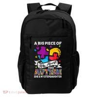 A Piece Of My Heart Has Autism My Stepdaughter Funny Gift Backpack thumb 0
