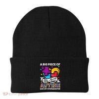 A Piece Of My Heart Has Autism My Stepdaughter Funny Gift Beanie thumb 0