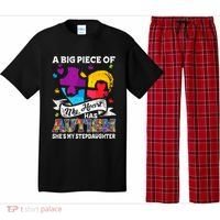 A Piece Of My Heart Has Autism My Stepdaughter Funny Gift Pajama Set thumb 0
