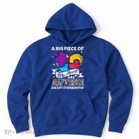 A Piece Of My Heart Has Autism My Stepdaughter Funny Gift Hoodie thumb 0
