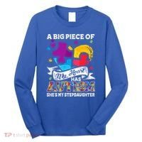 A Piece Of My Heart Has Autism My Stepdaughter Funny Gift Long Sleeve Shirt thumb 0