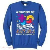 A Piece Of My Heart Has Autism My Stepdaughter Funny Gift Sweatshirt thumb 0