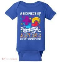 A Piece Of My Heart Has Autism My Stepdaughter Funny Gift Baby Bodysuit thumb 0