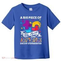 A Piece Of My Heart Has Autism My Stepdaughter Funny Gift Toddler T-Shirt thumb 0