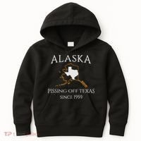 Alaska Pissing Off Texas Since 1959 Size State Kids Hoodie thumb 0