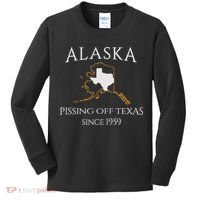 Alaska Pissing Off Texas Since 1959 Size State Kids Long Sleeve Shirt thumb 0