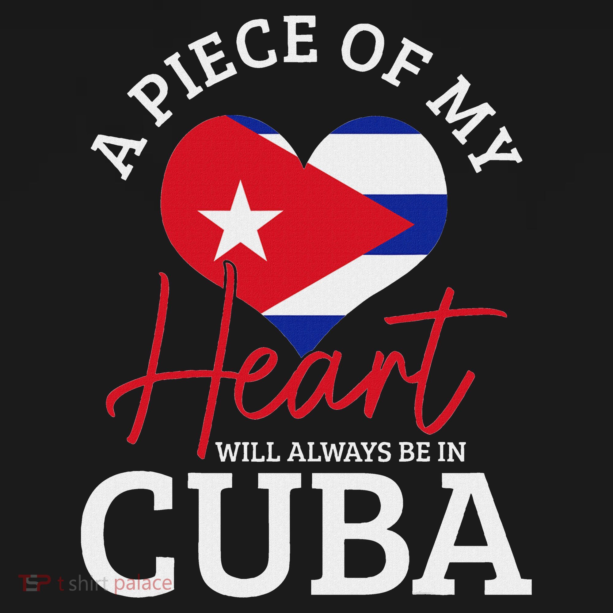 A Peace Of My Heart Will Always In Cuba Cuban Flag Pride Button