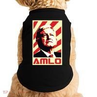 Amlo President Of Mexico Retro Propaganda Doggie Tank thumb 0