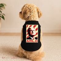 Amlo President Of Mexico Retro Propaganda Doggie Tank thumb 2
