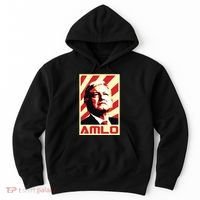 Amlo President Of Mexico Retro Propaganda Hoodie thumb 0