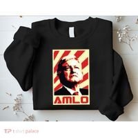 Amlo President Of Mexico Retro Propaganda Sweatshirt thumb 2