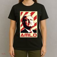 Amlo President Of Mexico Retro Propaganda T-Shirt thumb 4