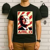 Amlo President Of Mexico Retro Propaganda T-Shirt thumb 6