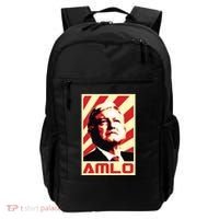 Amlo President Of Mexico Retro Propaganda Backpack thumb 0