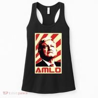 Amlo President Of Mexico Retro Propaganda Women's Tank Top thumb 0