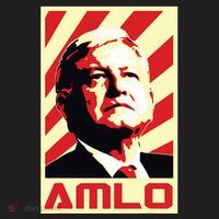 Amlo President Of Mexico Retro Propaganda Hat thumb 2