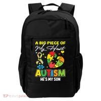A Piece Of My Heart Has Autism My Son Gift Backpack thumb 0