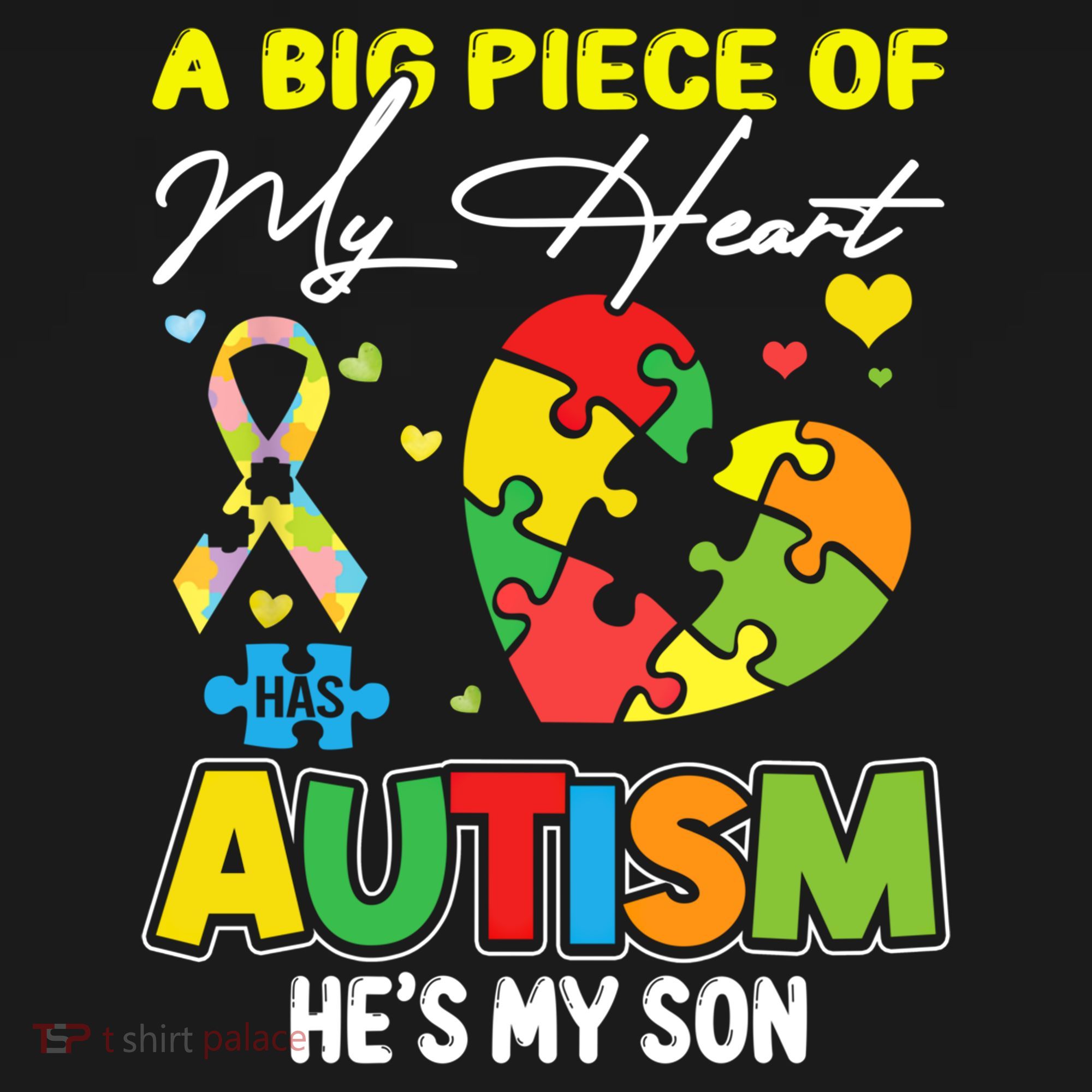 A Piece Of My Heart Has Autism My Son Gift Ornament