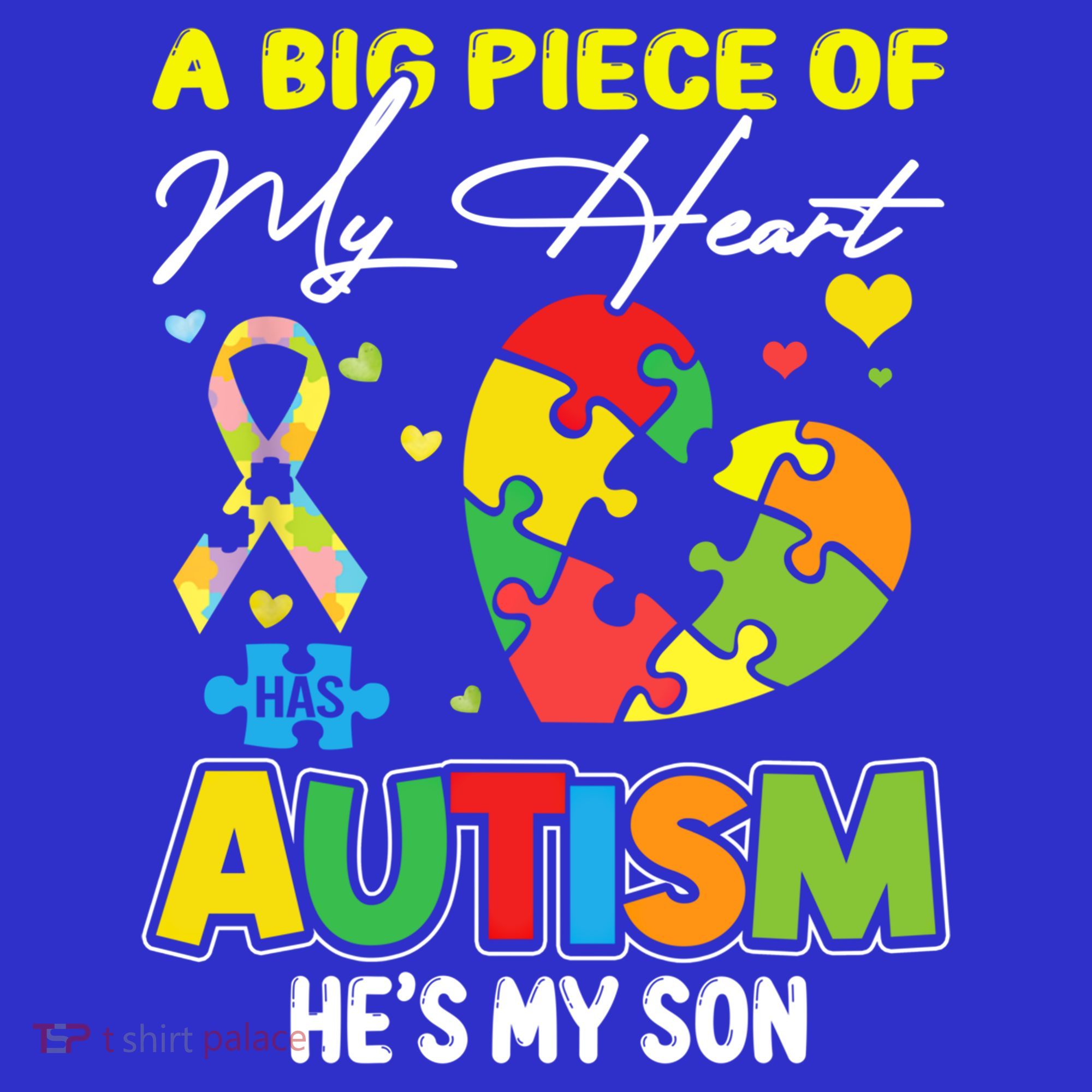 A Piece Of My Heart Has Autism My Son Gift Apron