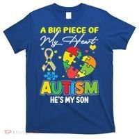 A Piece Of My Heart Has Autism My Son Gift T-Shirt thumb 0