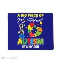 A Piece Of My Heart Has Autism My Son Gift Mousepad thumb 0