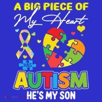 A Piece Of My Heart Has Autism My Son Gift Mousepad thumb 1