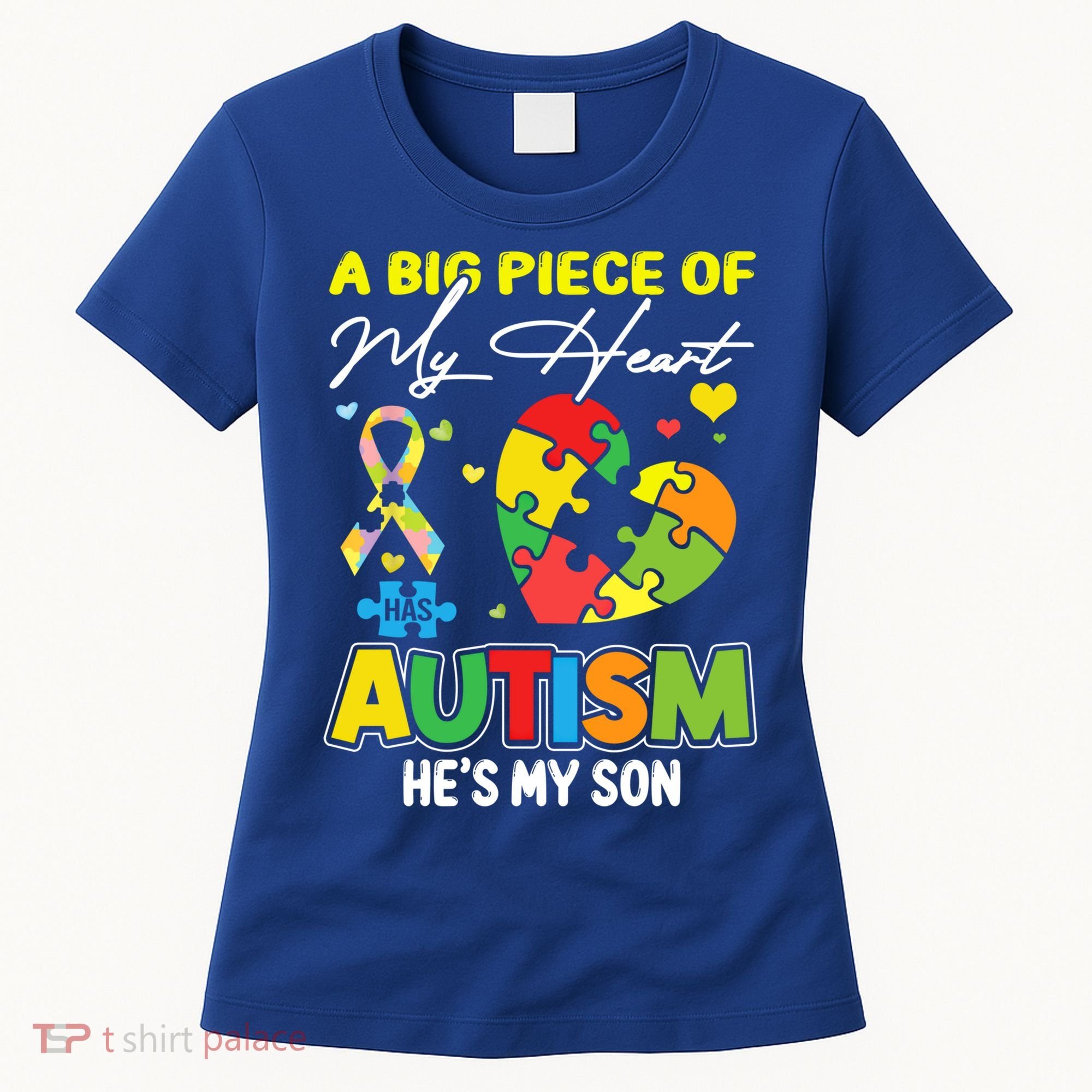A Piece Of My Heart Has Autism My Son Gift Women's T-Shirt
