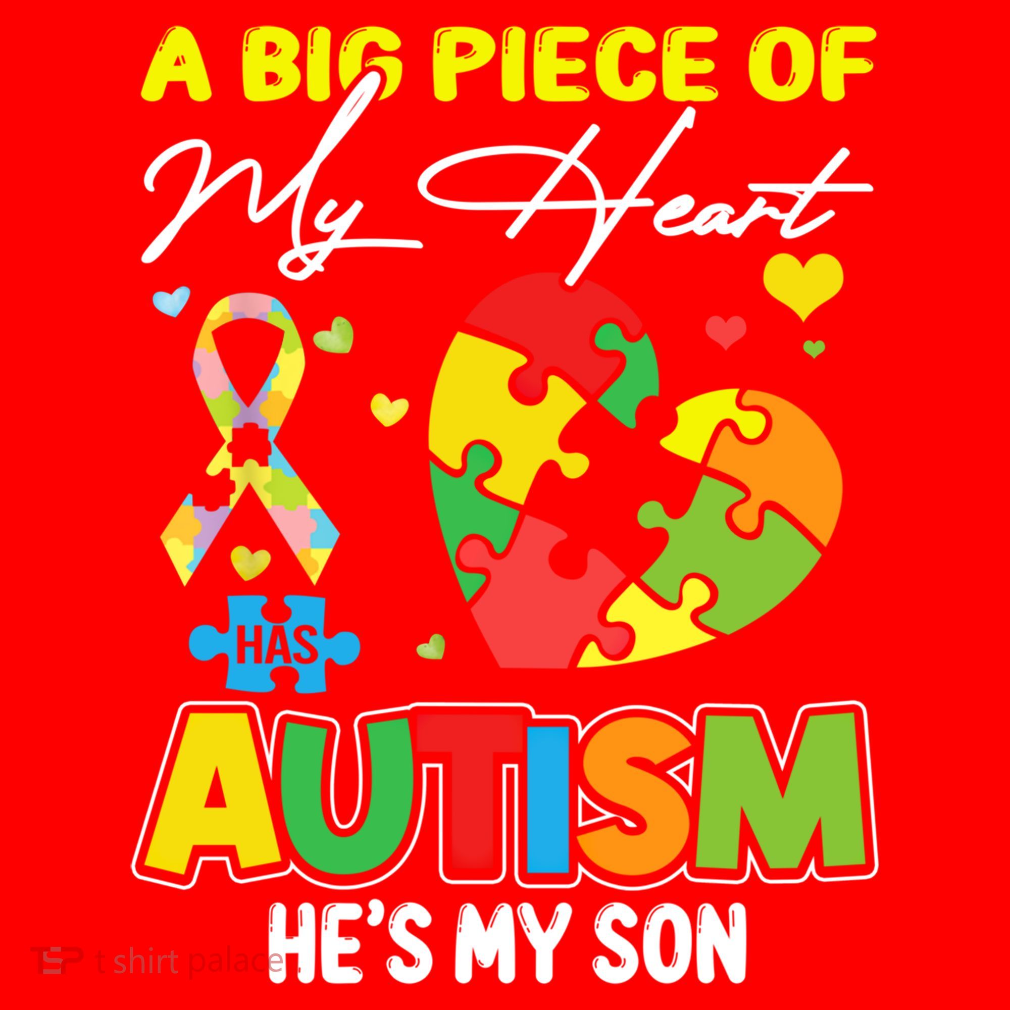 A Piece Of My Heart Has Autism My Son Gift Santa Hat