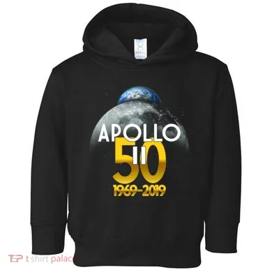 Apollo 11 50th Anniversary Toddler Hoodie