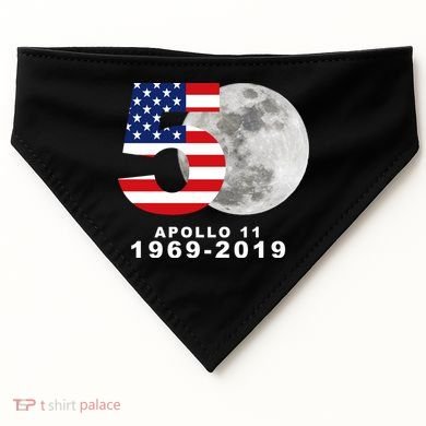 Apollo 11 50th Anniversary American Moon Landing USA-Made Doggie Bandana
