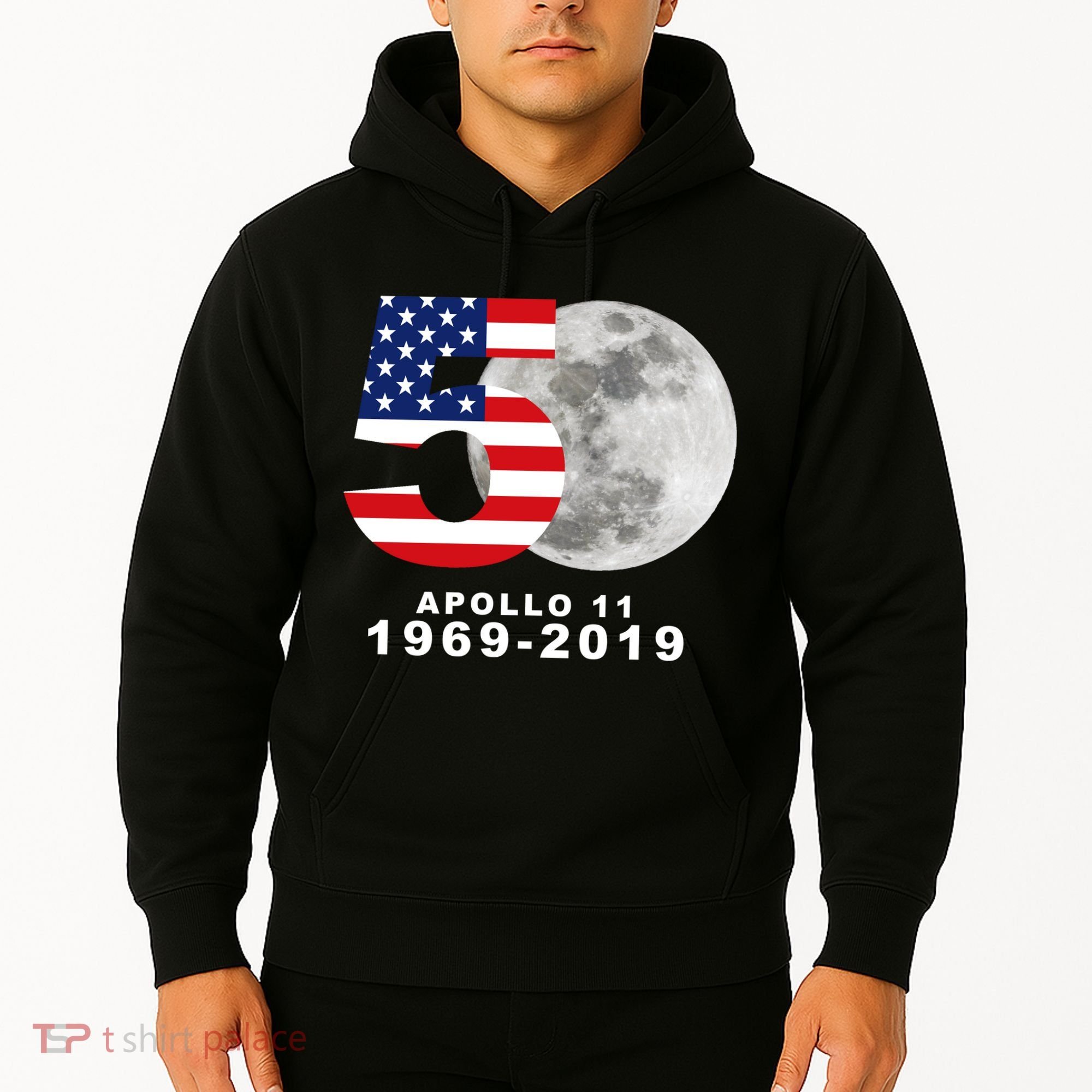 Apollo 11 50th Anniversary American Moon Landing Hoodie