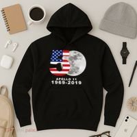 Apollo 11 50th Anniversary American Moon Landing Hoodie thumb 3