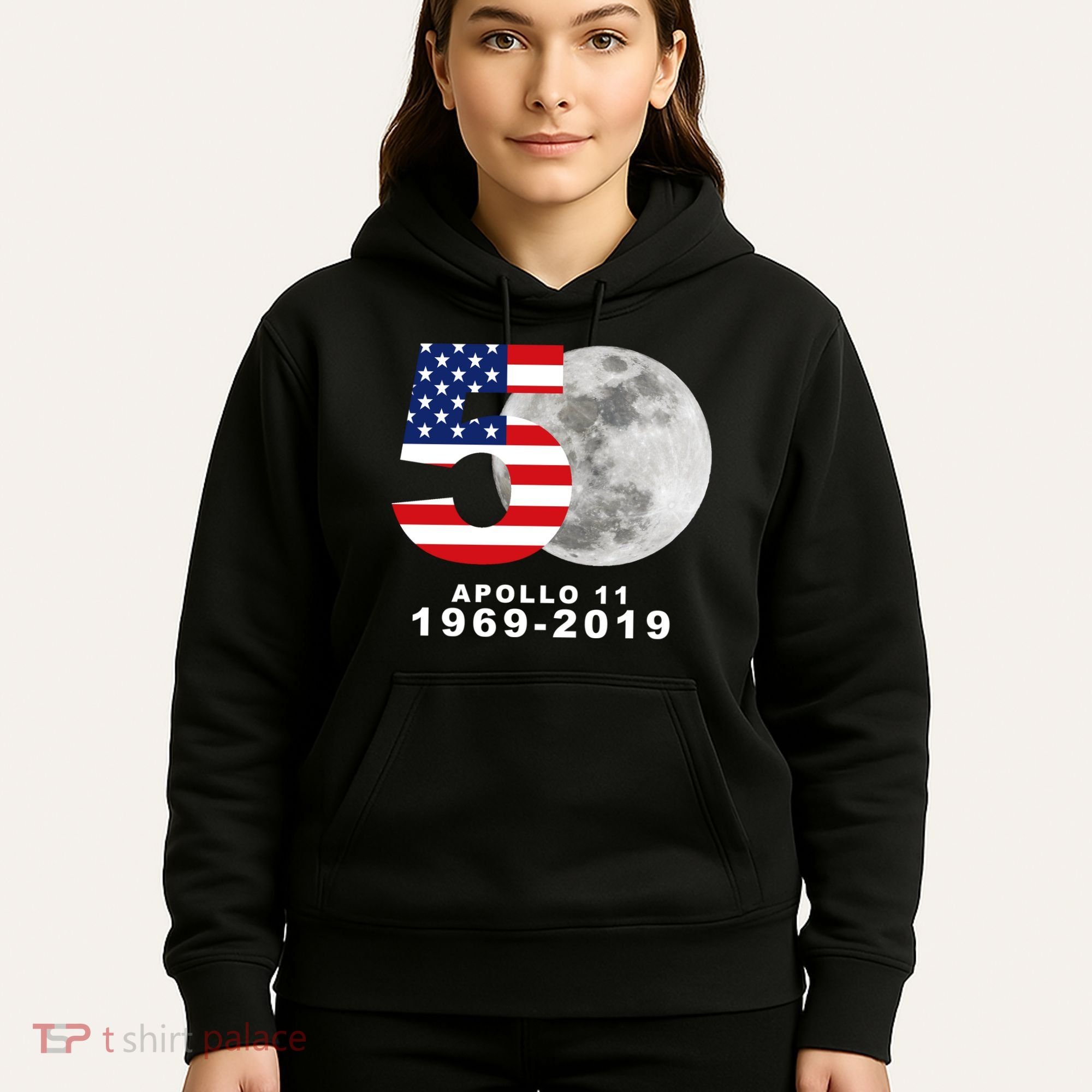 Apollo 11 50th Anniversary American Moon Landing Hoodie