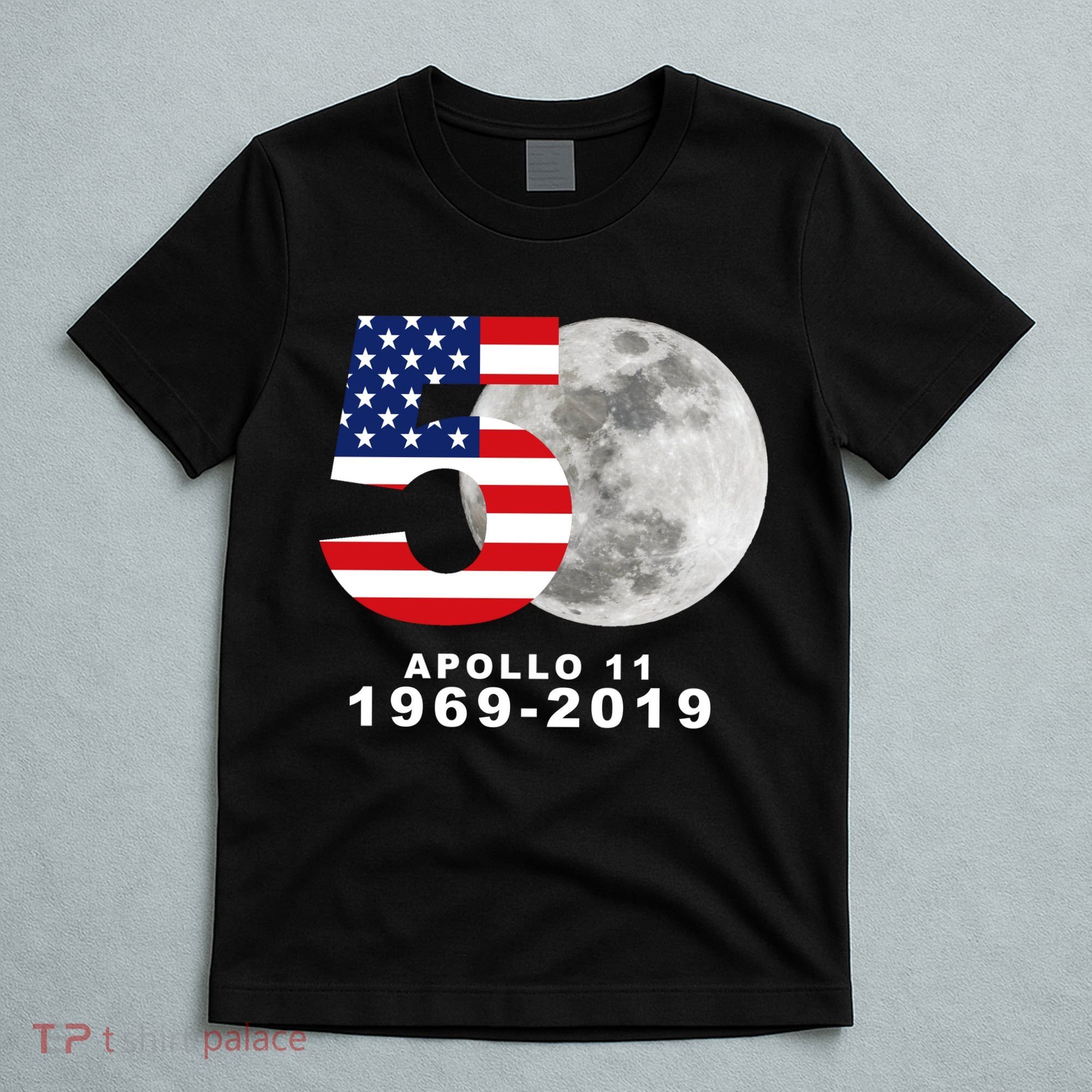 Apollo 11 50th Anniversary American Moon Landing T-Shirt