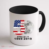 Apollo 11 50th Anniversary American Moon Landing Coffee Mug thumb 1