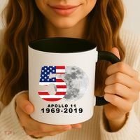 Apollo 11 50th Anniversary American Moon Landing Coffee Mug thumb 3