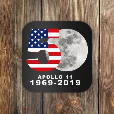 Apollo 11 50th Anniversary American Moon Landing Coaster