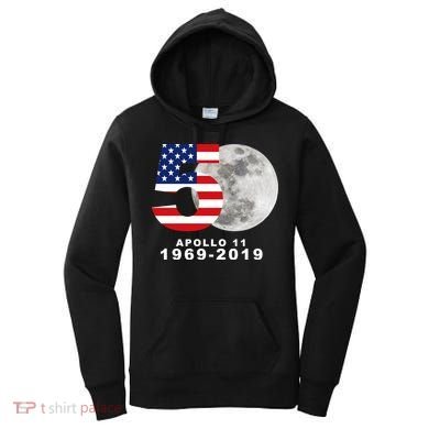 Apollo 11 50th Anniversary American Moon Landing Women's Hoodie
