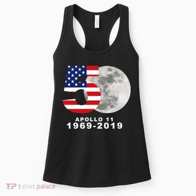 Apollo 11 50th Anniversary American Moon Landing Women's Tank Top