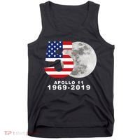 Apollo 11 50th Anniversary American Moon Landing Tank Top thumb 0