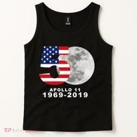 Apollo 11 50th Anniversary American Moon Landing Tank Top thumb 2