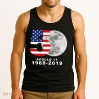 Apollo 11 50th Anniversary American Moon Landing Tank Top thumb 3