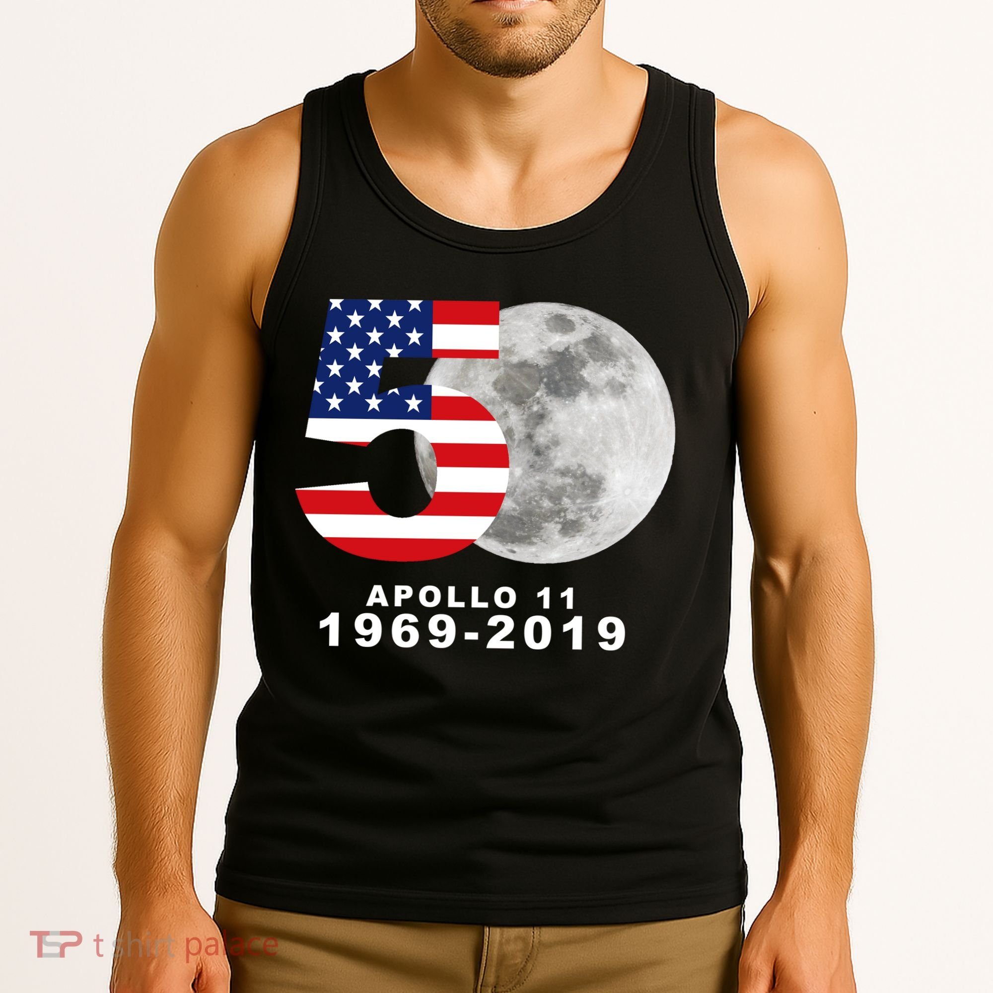 Apollo 11 50th Anniversary American Moon Landing Tank Top