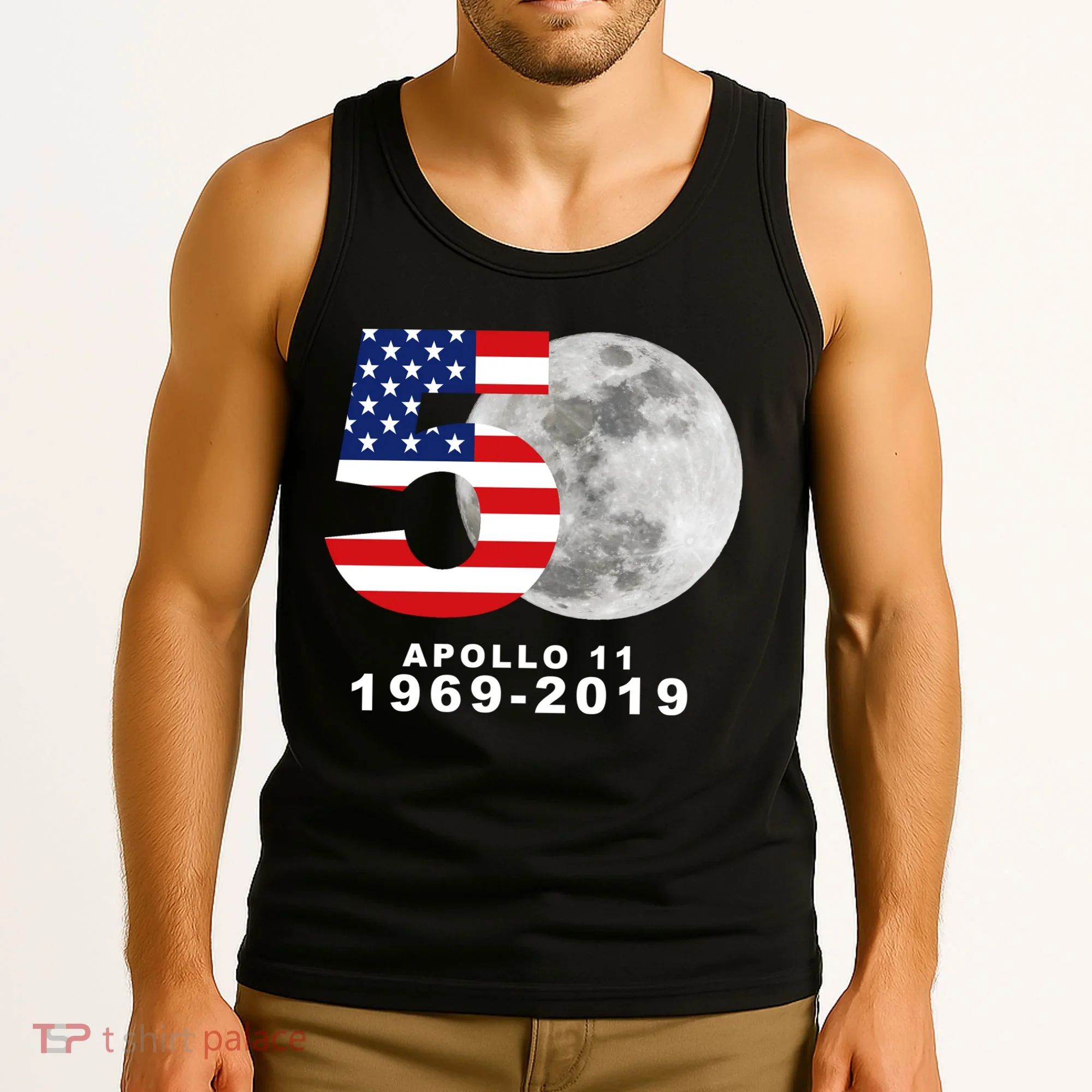 Apollo 11 50th Anniversary American Moon Landing Tank Top