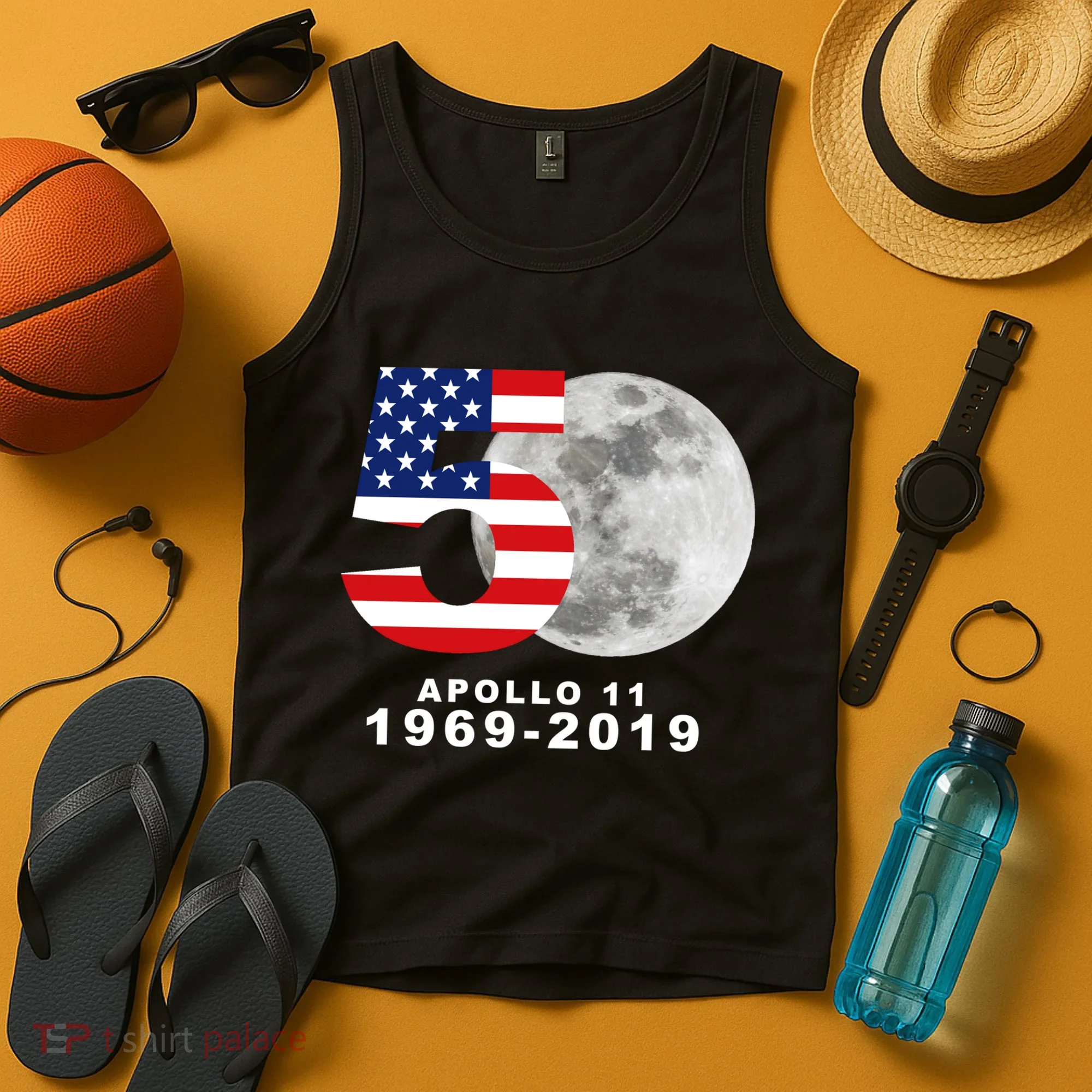 Apollo 11 50th Anniversary American Moon Landing Tank Top