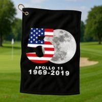 Apollo 11 50th Anniversary American Moon Landing Golf Towel thumb 1