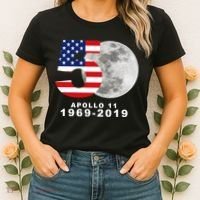 Apollo 11 50th Anniversary American Moon Landing Women's T-Shirt thumb 2