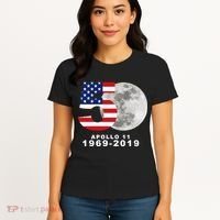 Apollo 11 50th Anniversary American Moon Landing Women's T-Shirt thumb 4